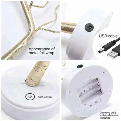 LED USB Fire Tree Light